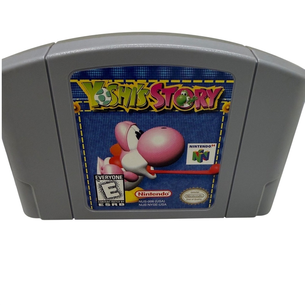 Nintendo 64 Yoshi's Story Excellent N64 Cartridge Video Game NTSC-U/C NUS-006